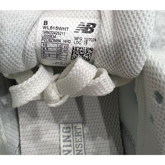 New Balance 515 white shoes women’s size 10. NWOB. - Picture 4 of 4